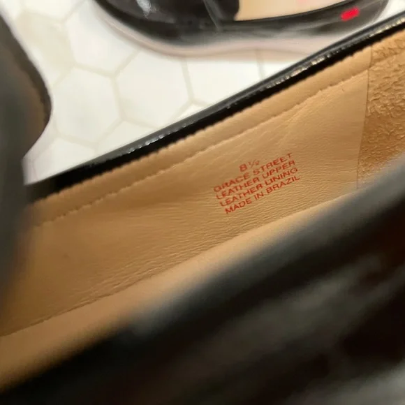 Marc Joseph Grace Black Leather Size 8.5 fits like a 9 women’s patent worn once! - Picture 4 of 13